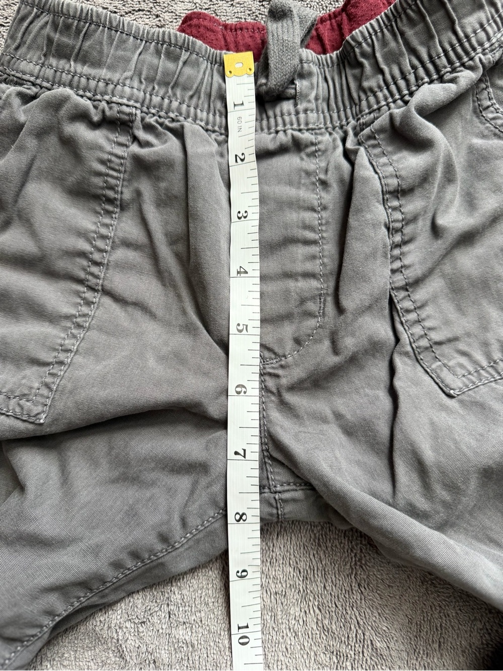 Kids Grey Drawstring Pants - Picture 7 of 9